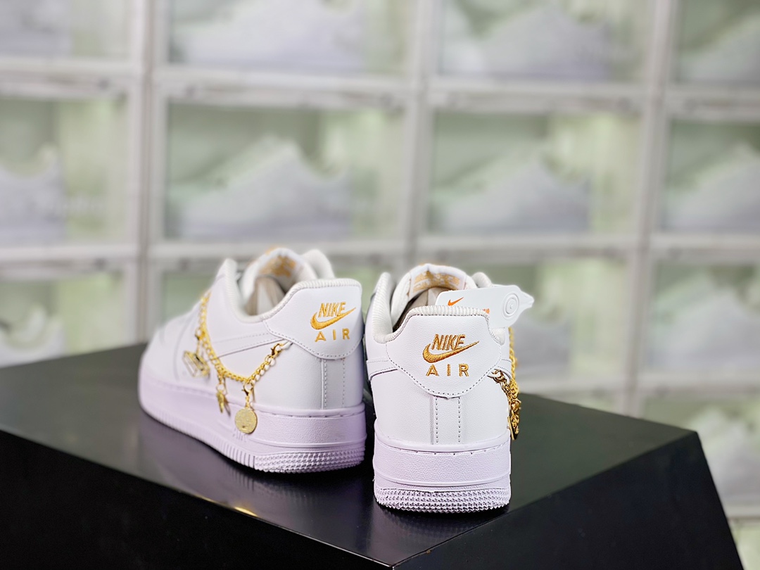 Nike Womens WMNS Air Force 1 '07 LX Lucky Charms White Pendant  Unisex # 248827, cheap Air Force one, only $82!
