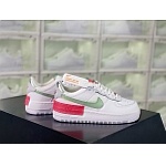 Nike Air Force One Shadow Barely Green Crimson Tint Unisex # 248839, cheap Air Force one