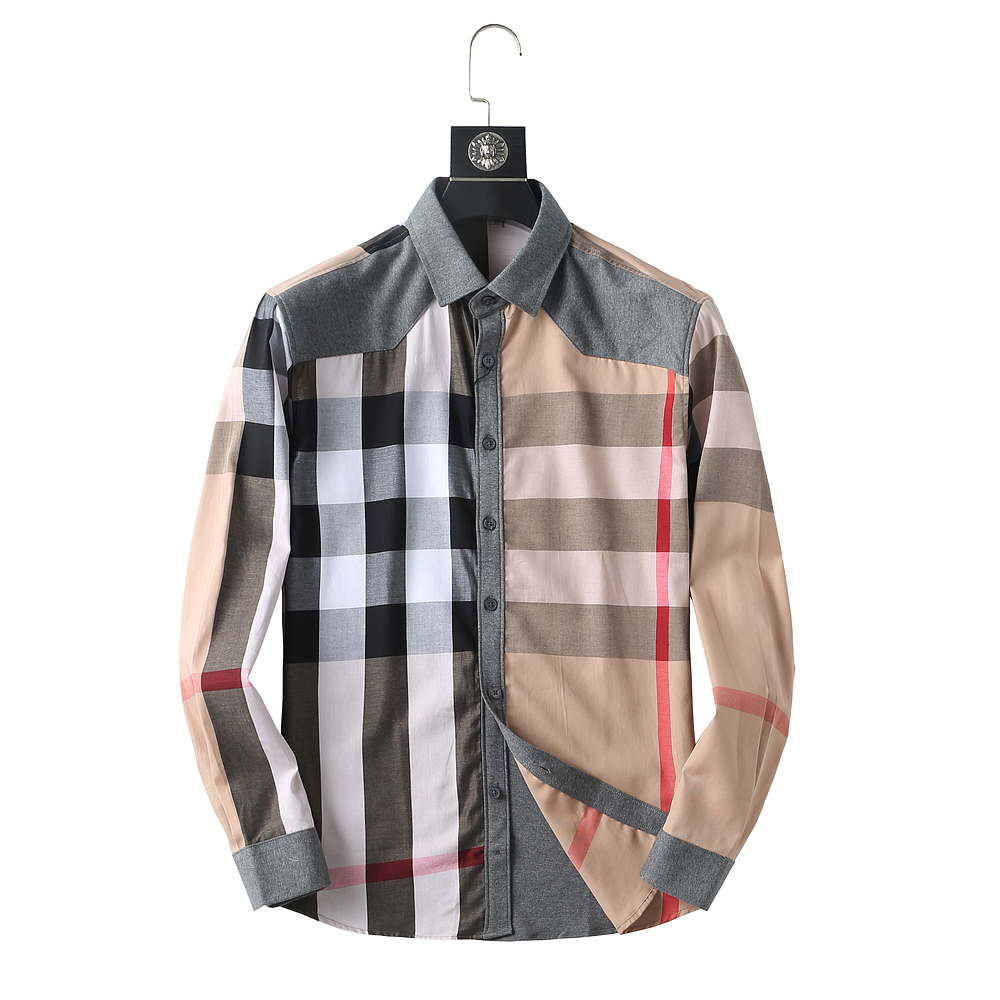 Burberry Long Sleeve Buttons Up Shirt For Men # 249837, cheap Burberry Shirts For Men, only $33!