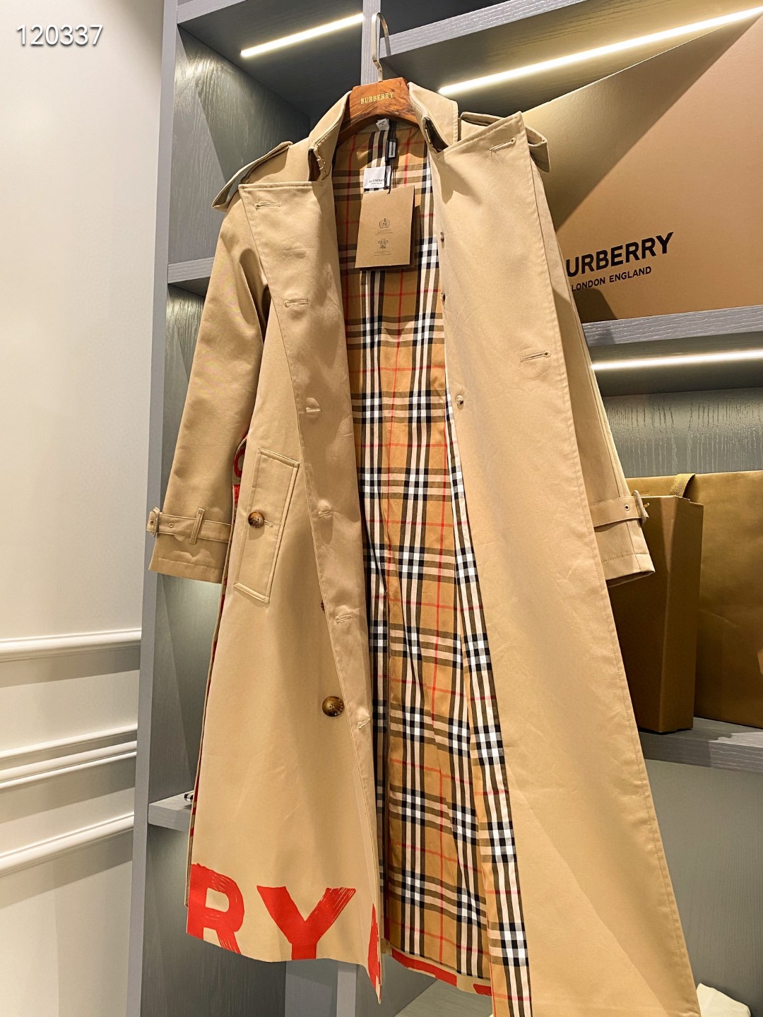 Burberry Trench Coat For Women in 249882, cheap Burberry Coats, only $145!