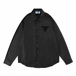 Prada Long Sleeve Shirt Unisex # 249787, cheap Prada Shirts