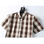 Burberry Short Sleeve Buttons Up Shirt For Men # 249825, cheap For Men