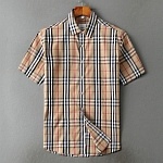 Burberry Short Sleeve Shirts For Men # 251828, cheap For Men