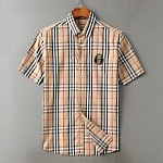 Burberry Short Sleeve Shirts For Men # 251867