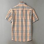 Burberry Short Sleeve Shirts For Men # 251867, cheap For Men