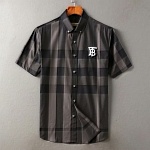 Burberry Short Sleeve Shirts For Men # 251871, cheap For Men