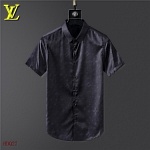 Louis Vuitton Short Sleeve Shirts For Men  in 251920, cheap Louis Vuitton Shirts