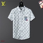 Louis Vuitton Short Sleeve Shirts For Men in 252132