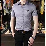 Prada Short Sleeve Shirts For Men in 252166, cheap Prada Shirts