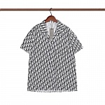 Dior Short Sleeve Shirts For Men # 252886