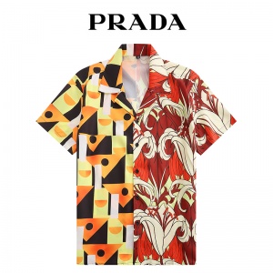 $32.00,Prada Short Sleeve Shirts Unisex # 253165