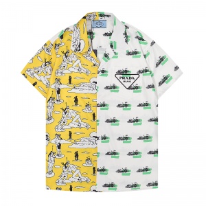 $32.00,Prada Short Sleeve Shirts Unisex # 253167