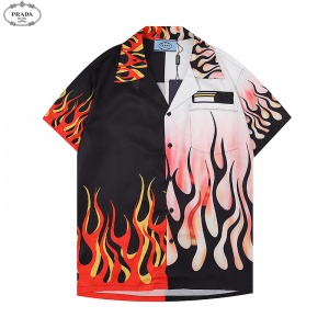 $32.00,Prada Short Sleeve Shirts For Men # 253292