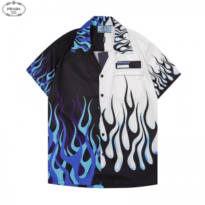 $32.00,Prada Short Sleeve Shirts For Men # 253293