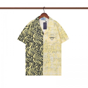 $32.00,Prada Short Sleeve Shirts For Men # 253297