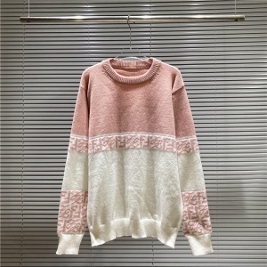 $48.00,Fendi Over Size Round Neck Sweater Unisex # 253546