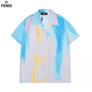 $32.00,Fendi Short Sleeve Shirts Unisex # 253677
