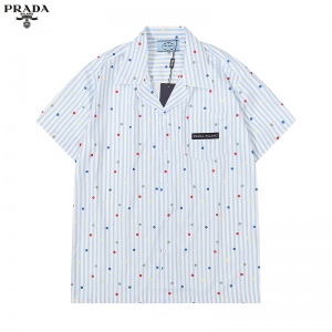 $32.00,Prada Short Sleeve Shirts For Men # 253732