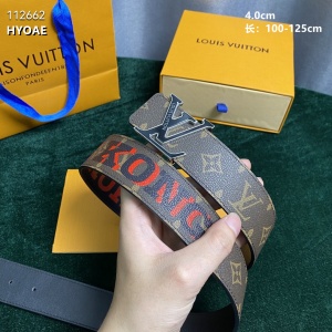 4.0 cm Width Louis Vuitton Belt  # 256016