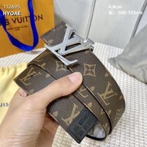 4.0 cm Width Louis Vuitton Reversible Belt  # 256022