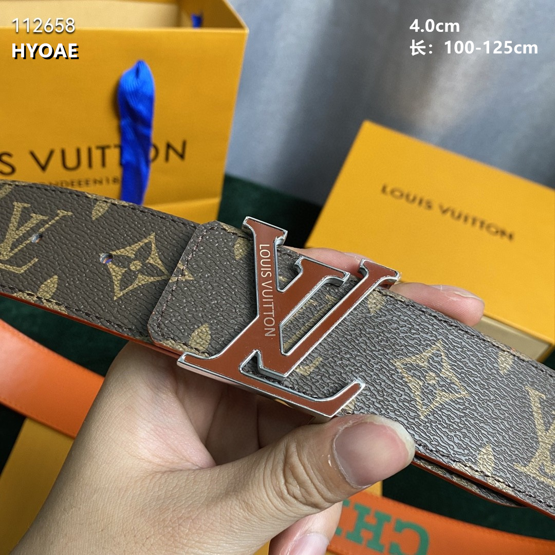 4.0 cm Width Louis Vuitton Belt  # 256014, cheap LouisVuitton Belts, only $55!