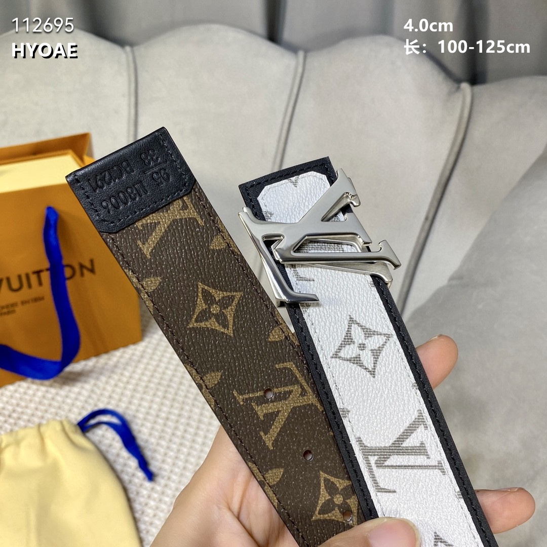 4.0 cm Width Louis Vuitton Reversible Belt  # 256022, cheap LouisVuitton Belts, only $55!