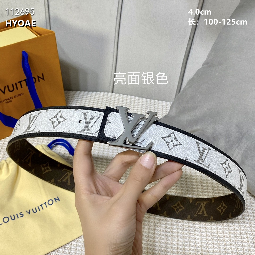 4.0 cm Width Louis Vuitton Reversible Belt  # 256022, cheap LouisVuitton Belts, only $55!