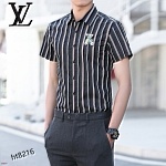 Louis Vuitton Short Sleeve Shirts For Men in 253036