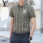 Louis Vuitton Short Sleeve Shirts For Men in 253037