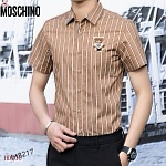 Moschino Short Sleeve Shirts For Men in 253038, cheap Moschino Shirts