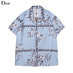 Dior Short Sleeve Shirts For Men # 253219