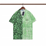 Prada Short Sleeve Shirts For Men # 253296