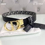 3.0 cm Width Dior Belt # 255709