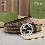 4.0 cm Width Gucci Belt # 255791