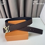 4.0 cm Width Louis Vuitton Belt # 255932