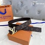 4.0 cm Width Louis Vuitton Belt # 255939