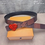 4.0 cm Width Louis Vuitton Belt  # 255996, cheap LouisVuitton Belts