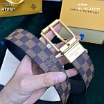 4.0 cm Width Louis Vuitton Belt  # 256003