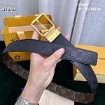 4.0 cm Width Louis Vuitton Belt  # 256004, cheap LouisVuitton Belts