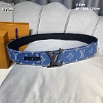 4.0 cm Width Louis Vuitton Belt  # 256007, cheap LouisVuitton Belts