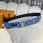 4.0 cm Width Louis Vuitton Belt  # 256010