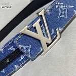 4.0 cm Width Louis Vuitton Belt  # 256010, cheap LouisVuitton Belts