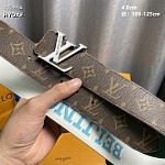 4.0 cm Width Louis Vuitton Belt  # 256012, cheap LouisVuitton Belts
