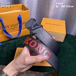 4.0 cm Width Louis Vuitton Belt  # 256015, cheap LouisVuitton Belts