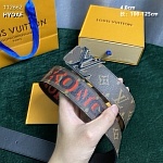 4.0 cm Width Louis Vuitton Belt  # 256016, cheap LouisVuitton Belts