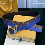 4.0 cm Width Louis Vuitton Belt  # 256050, cheap LouisVuitton Belts