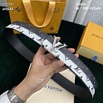 4.0 cm Width Louis Vuitton Belt  # 256052