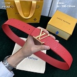 4.0 cm Width Louis Vuitton Belt  # 256057