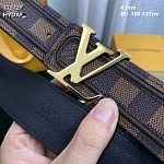 4.0 cm Width Louis Vuitton Belt  # 256060, cheap LouisVuitton Belts