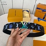 4.0 cm Width Louis Vuitton Belt  # 256064, cheap LouisVuitton Belts